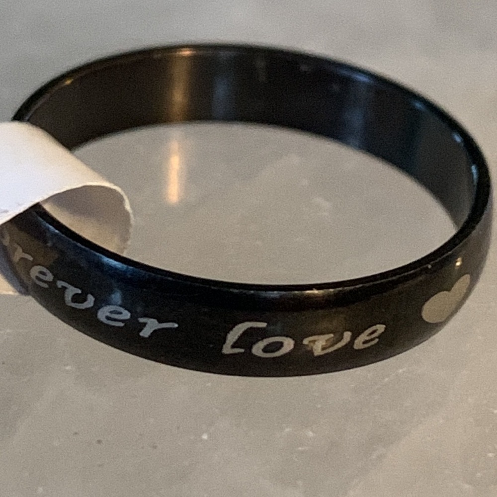 Forever Love stainless steel ring self love